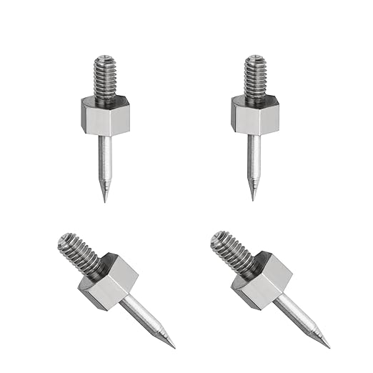 Thread Moisture Meter PIN3 Replacement Pins,for General Tools MMD4E, RHMG650 and RHMG700DL Moisture Meter Accesorries (4 Pieces)