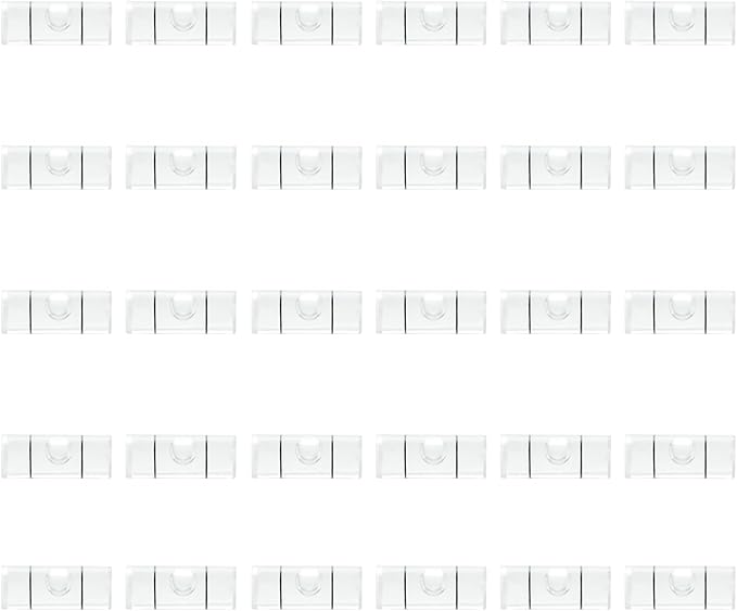 JYK 30pcs Round Bubble Level 6x15mm Mini Circular Bullseye Spirit Levels for Leveling Camera Tripod Telescope Workshop Turntable Pictures Frame