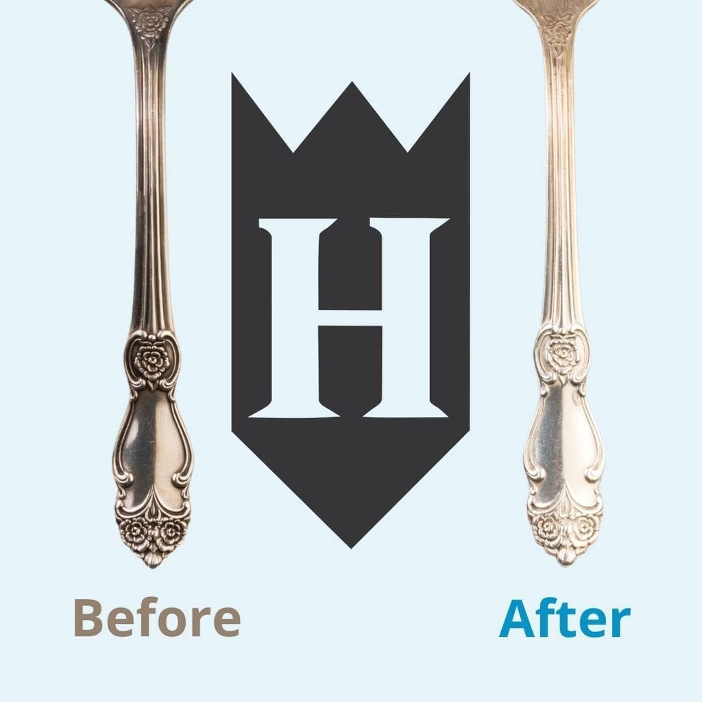 Hagerty Silversmiths' Polish, Professional Silver Cleaner and Tarnish Remover for Jewelry, Silverware, Gold and More, Kosher Certified, Made in USA, 8 Fl Oz