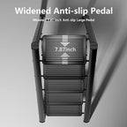 Step Ladder 5 Step Folding, Sturdy 330 Lbs Small Step Stool for Adults, Closet Step Stool Ladder with Anti-Slip Wide Pedals, Portable Folding Ladder for Home Kitchen Office