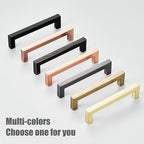 30 Pack Oil Rubbed Bronze Cabinet Pulls 5 Inch Hole Centers Square Drawer Handles Bronze Cupboard Handles Kitchen Handles for Cabinets Modern Stainless Steel Cabinet Hardware