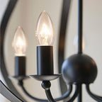 12-Pack 60W 110V Incandescent Candle Light Bulbs Dimmable Chandelier Light Bulbs, E12 B10 Clear Candelabra Base Bulbs for Pendants or Outdoor, Ceiling Fan, Fireplace, Wall Sconces