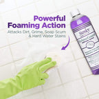 STANLEY HOME PRODUCTS GrimeGuard Bathroom Cleaner - Bleach Free & Non Abrasive Eco Shower & Kitchen Tiles Disinfectant & Deodorizer - Cleans Grime (Refill Bottle)