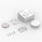 Jemay Smoke Detector Fire Alarms 10 Year Battery Operated with Photoelectric Sensor & Silence Button,3V Battery Smoke Alarm Fire Detectors Easy to Install, UL217-9th Listed, 8 Packs