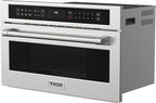 Thor Kitchen 30 Inch Built-In Air Fry Microwave Oven with Drop-Down Door