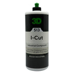 3D I-Cut Rubbing Compound & Polish – Fast Paint Correction for High-Volume Body Shops | Removes P1500+ Sanding Marks | Long Buffing Cycle | 16oz | USA Made
