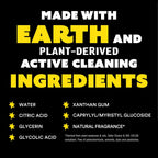 Molly's Suds Toilet Bowl Cleaner (Non-Bleach) | 98% Plant-Based Gel Formula Freshens, Removes Stains and Deodorizes | Lemon Scent - 23 Fl Oz (Pack of 3)