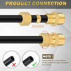 Brass Compression Tube Fitting, Straight Coupling Adapter, 10 PCS 3/8" OD x 3/8" NPT Male Compression Union Connector & 10 PCS Compression Sleeves Ferrules