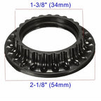 6 Pack Lamp Socket Replacement, Phenolic Medium Base Light Socket, E26 Screw Bulbs Edison Retro Pendant Lamp Holder, Lampshade Ring, 1/8 IP Thread Cap (Just Lamp Socket Rings)