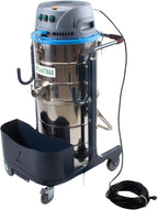 SM100 Industrial Wet/Dry Vacuum with Jet Pulse Filter Cleaning Function, 26.4-Gal Tank, 212 CFM, 120" Water Lift, HEPA Filtration, Detachable Squeegee