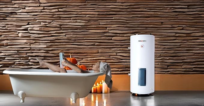 Electric Water Heater, Us Plug Point of Use Instant Hot Water Heater, Larger Storage, Indoor Endless Water Shower with Compact Design (100L)