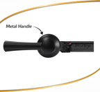 Korky Strongarm Metal Toilet Handle and Lever - Universal to Fit Front, Angled, Side, Left, and Right Mount Toilets - Matte Black, Simple Style, 6034BP