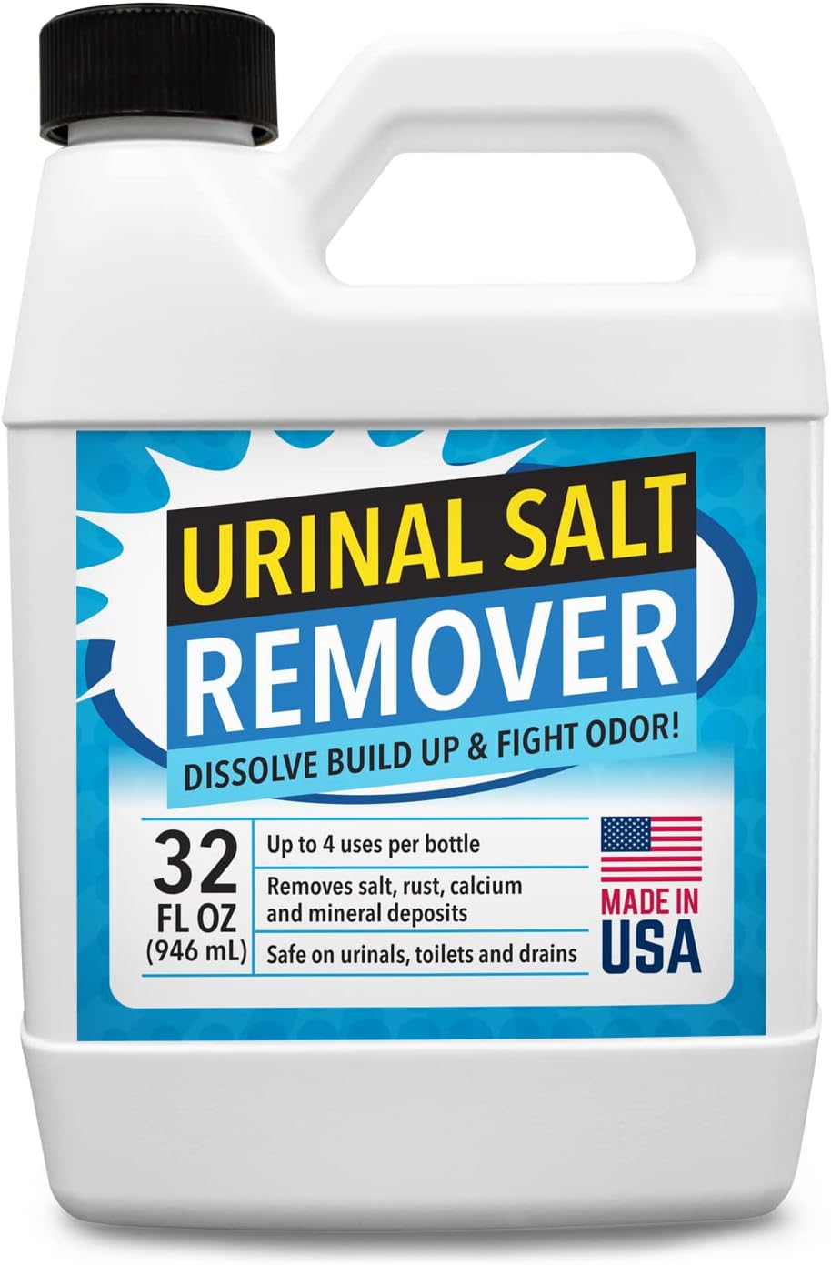 IMPRESA Odor-Eliminating Urinal Cleaner & Pipe Descaler - 32 oz Unscented - Removes Rust, Lime, Mineral & Calcium Deposits - Urine Odor Eliminator & Urinal Salt Remover