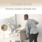 Yelanon Felt Furniture Pads for Hardwood Floors -24 Pcs 2.5" Premium Felt Pads for Chair Legs, Floor Protectors for Furniture, Beige