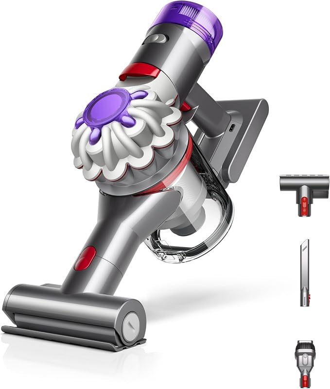 Dyson Car+Boat Handheld Vacuum, Cordless and Lightweight, Cleans Hard Surfaces and Upholstery, 115AW, 2 Power Modes, Up to 50 Minutes²