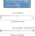 6 Pack 12.6 Inch Cabinet Handles Brushed Satin Nickel Cabinet Pulls Long Kitchen Cabinet Handles Cabinet Hardware Wardrobe Pulls Kitchen Handles for Cabinets Cupboard Handles