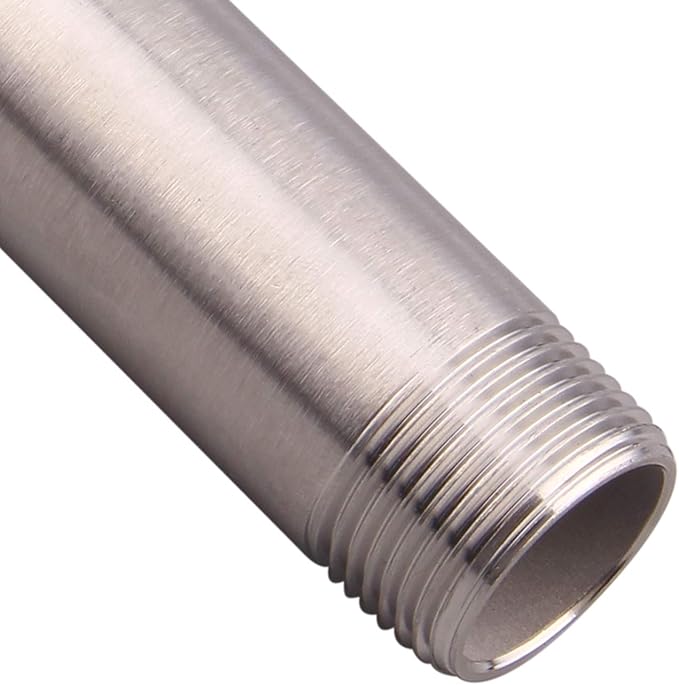 3/4" X 3/4" NPT Male Nipple Stainless Steel 304 Cast Pipe Coupling fitting 6" Length