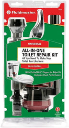 Fluidmaster 400AKR Universal All in One Toilet Repair Kit for 2-Inch Flush Valves, Easy Install