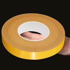 Double Sided Tape Heavy Duty,0.59" X 66 Ft,Strong Carpet Tape with Fiberglass Mesh,Super Sticky Clear Two Sided Tape for Mounting Crafts,Carpet,Picture,Wallpaper,Balloon
