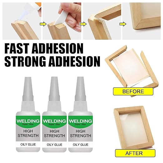 Welding Glue, Multifunctional Glue, Welding High-Strength, Universal Super, Instant Bonding, Strong Adhesion (Glue3pcs)