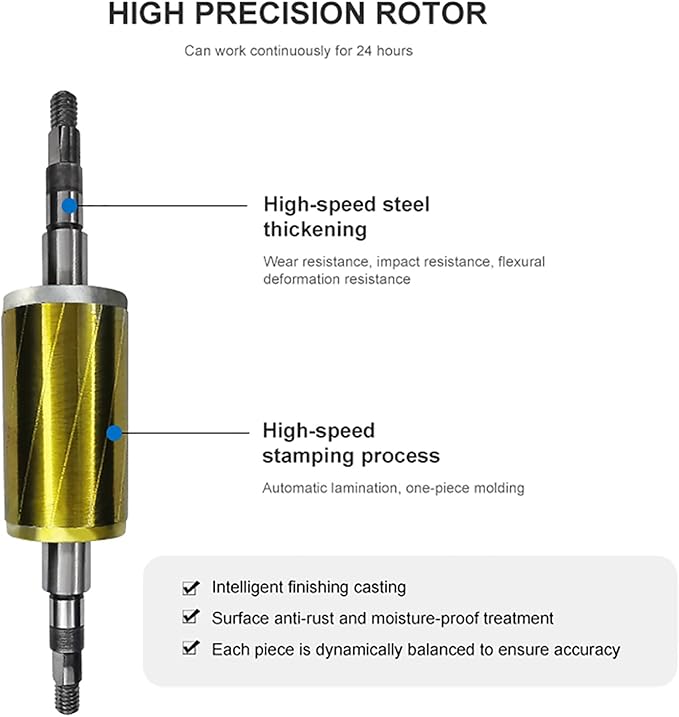 Concrete Vibrator 30W Vibration Motor Single Phase AC 110V 3600rpm Vibrating Tool For Silo Hopper Shaking Table