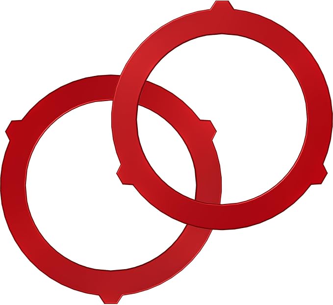 Triple-Lip Design Flush Valve Seal for Kohler, 2 Pcs Upgraded Silicone Material Canister Toilet Tank Parts Gasket Replacement for GP1059291, for Easy Install and Uninstall