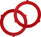 Triple-Lip Design Flush Valve Seal for Kohler, 2 Pcs Upgraded Silicone Material Canister Toilet Tank Parts Gasket Replacement for GP1059291, for Easy Install and Uninstall