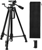 Laser Level Tripod Compatible with Bosch, Height Adjustable Laser Level Stand, 1/4"-20 Thread Mount, Collapsible Legs and Non-Skid Feet, Tripod Stand with Carrying Pouch, for Line and Point Lasers