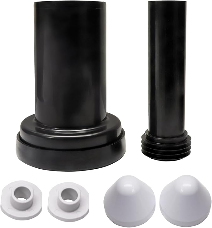 Wall Hung Toilet Tank Drain Pipe connection Set,Compatible with TOTO THU334#01 for WT151M/152M,Toilet Replacement Parts with Durable Plastic,Easy Installation