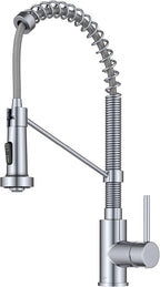 KRAUS Bolden Commercial Style 2-Function Single Handle Pull Down Kitchen Faucet in Chrome, KPF-1610CH (Pack of 1)