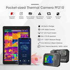 Thermal Imaging Camera, BTMETER Infrared Imager PF210 Detect Temperature -4°F~1022°F with 5 MP Visual Camera, 256 x 192 IR Resolution 25Hz, 3.5" Touch Screen, WiFi Hotspot Transmission