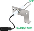 Saillong 2 Packs RV Water Heater Parts, Spark and Sensor Electrode, 2-Prong, Compatible with 93868 Atwood, Water Heater Igniter Repair Replacement Parts for RV, Camper, Trailer and More