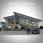 Koopala 3PACK Rechargeable LED Wall Sconce, Cordless Battery with Remote Powered Wall Sconce, 3 Brightness Levels, 360° Swivel Magnetic Shade for Bedrooms, Hallways, Den and Reading Spaces（Black）