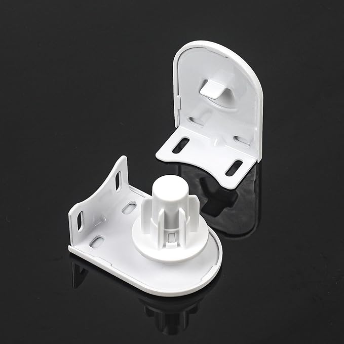 32mm Roller Blind Repair Kit – Heavy Duty Window Shade Brackets & Mounting Hardware – Fix Broken Blinds for 32mm/1.25” Roller Tubes – Fits Most Roller Shades, White