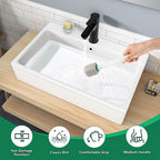 AUAUY 10 Pack Pumice Stone with Handle, Toilet Bowl Pumice Stone for Cleaning, Hard Water Toilet Ring Remover, 2 Cleaning Handle + 10 Pumice Stones for Cleaning Toilets, Bathtubs, Grills, Kitchen Sink