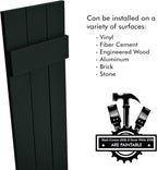 Board & Batten Vinyl Shutters (1 Pair) | 11"x81" (3-Board) - Heathered Spruce | Exterior Window Shutters | Includes Mounting Hardware | Simple Installation | Made in USA