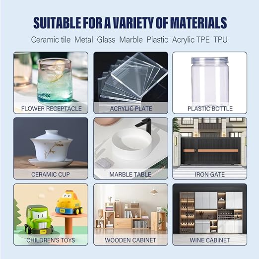 20g Glass Glue, Acrylic Adhesive,Used for Repairing and bonding Between Glass, Acrylic and Other Materials. Instant Super Glue for Glasses,Glass Products,Acrylic Products-Clear