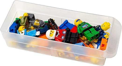 Akro-Mils 16-Drawer Plastic Drawer Storage Cabinet for Garage Organization, Beads, Makeup Organizer, Building Bricks Storage, Teacher Toolbox, 10-1/2-Inch W x 6-1/2-Inch D x 8-1/2-Inch H, 10116 Black