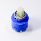 Kerox NKJ35 Single Lever Faucet Cartridge (1 Pack), 35mm Replacement Ceramic Mixing Energy-Saving Cartridge, Right Rotation, Repair Kit for Kerox Single Lever Faucet -Blue