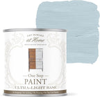 AMY HOWARD AT HOME Chalk-Based One Step Paint for Furniture, Cabinetry, Decor, Finish, and More | No Stripping, Sanding, or Priming | Ultra-Light Base | 32 Ounce | French Blue