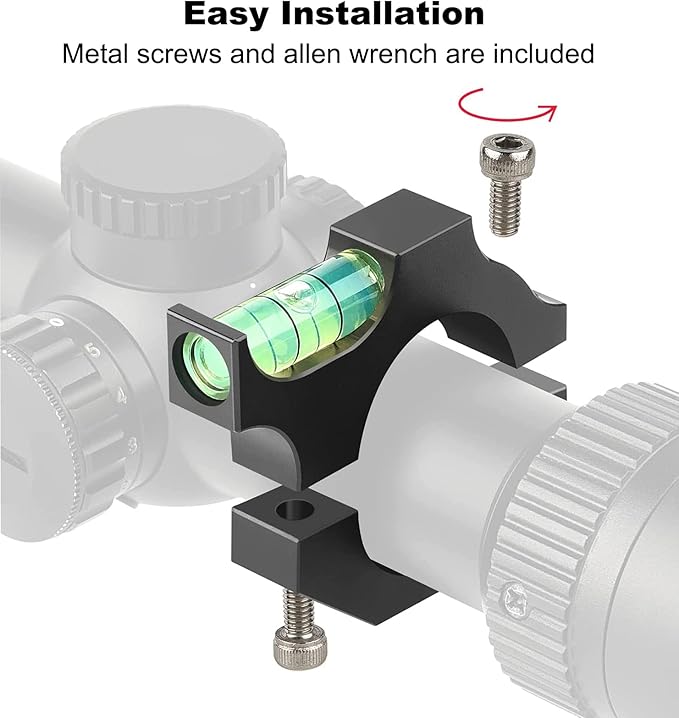 EZshoot Scope Level Bubble, Scope Bubble Level, Scope Leveling Kit, Scope Mounting Kit, Anti Cant Scope Level