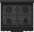 Gordon Ramsay by THOR Kitchen 30 Inch Professional Gas Range with Tilt Panel Touch Control in Black/Navy Blue