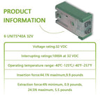15A 20A 25A 30A 40A 50A 60A 32V Mini Slotted Automotive MCASE Shaped Cartridge Fuse Kit(Pack of 14pcs)