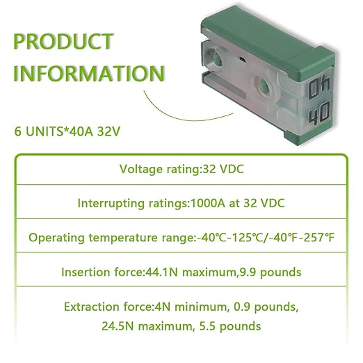 15A 20A 25A 30A 40A 50A 60A 32V Mini Slotted Automotive MCASE Shaped Cartridge Fuse Kit(Pack of 14pcs)