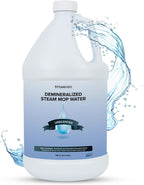 Steam and Go Unscented Demineralized Water - Cleaning Solution for Steam Mop, Floor Cleaner Solution, & More - Ready-to-Use Multi-Surface Floor Cleaning Solution - No PVC - 128 Fl. Oz