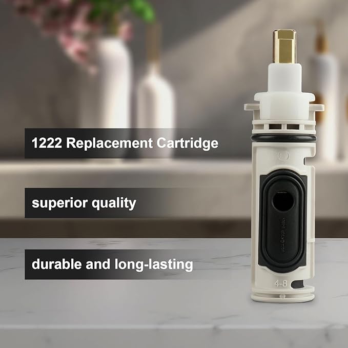1222 One-Handle Posi-Temp Faucet Replacement Cartridge | Compatible with Shower Only Configurations and Moen Tub Shower | Aftermarket Replacement | Durable Brass and Plastic