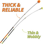 30 Foot High Reach Duster Kit with 5-24 ft Extension Pole // High Ceiling Duster Cleaning Kit with Telescopic Pole // Cobweb Duster // Feather Duster and Ceiling Fan Duster // The Ultimate Dusting Kit