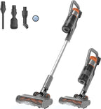 WORX 20V PowerShare Cordless Stick Vacuum WX038L.9, Powerful Cordless Vacuum Cleaner 25Kpa High Suction for Pet Hair, Lightweight Handheld Vacuum Cleans Floors Carpet Car – Tool Only