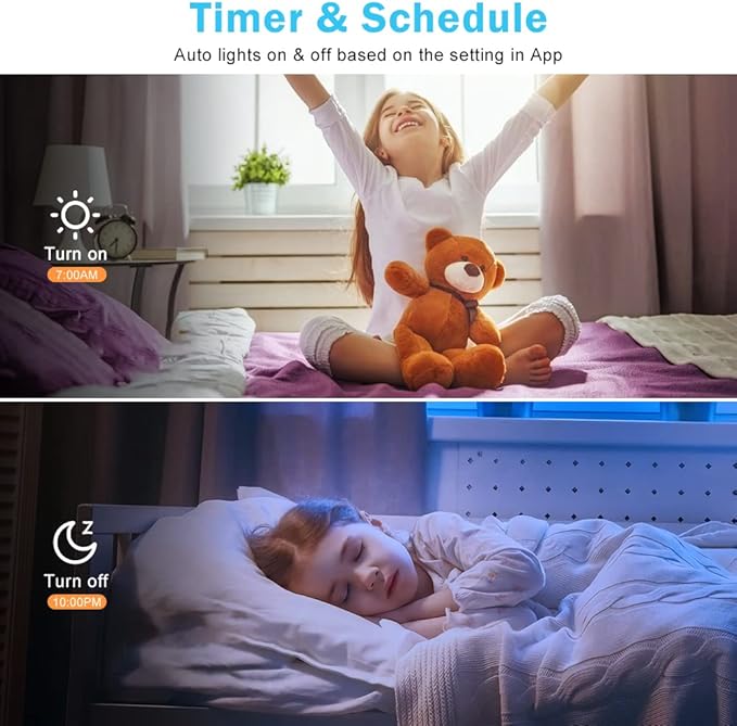 inShareplus 2 Inch Smart Recessed Lighting, WiFi Black LED Downlight 5W 120V, Dimmable RGBCW 2700-6500K Color Changing, Compatible with Alexa/Google, Ceiling Lights with LED Driver