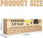 Steppedup Dad Birthday Gifts from Daughter Son Wife Ideal Christmas Tool Gifts for Dad Father Daddy Step Bonus New Dads Spirit Level Bottle Opener Present for Birthday Fathers Day